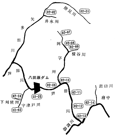 阿字川地図