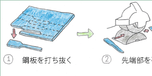 スプーンの作り方1